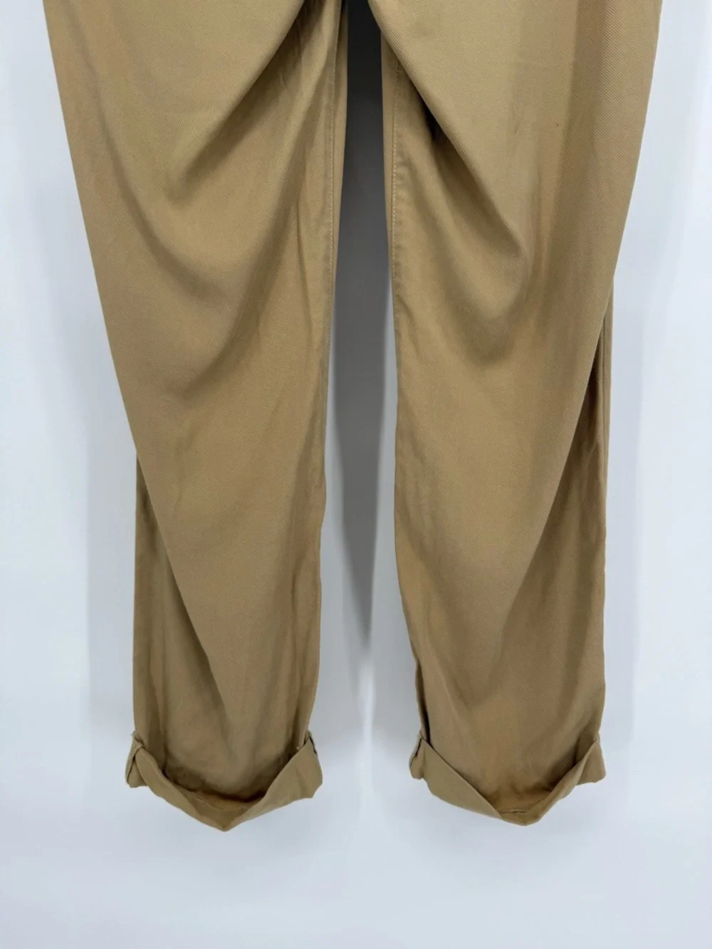 True Religion Rolled Jogger Pants Relaxed Drawstring Casual Streetwear Light Med